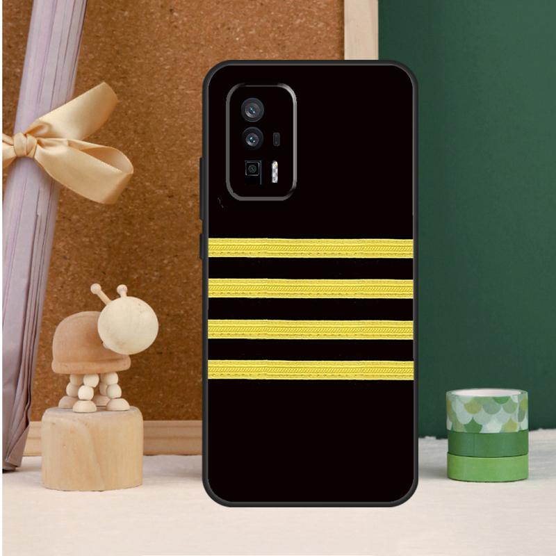 

Airplane Pilot Epaulette For POCO X6 Pro M6 X3 X5 F3 F5 M5s Cover For Xiaomi 13T 12T 11T 14 Pro 12 13 Lite Case Xiaomi 14 Pro