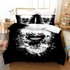 3D Printed Anime Tokyo Ghoul Bedding Set Duvet Cover Kaneki Ken Double Twin Full Queen King Adult Kids Bedclothes Quilt a Cover