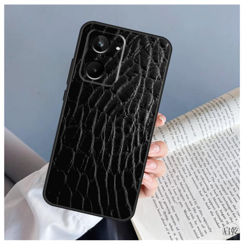 Snake Skin Case For Realme C55 C67 C53 C51 C35 C33 C31 C30 C25s C21Y GT Neo 5 GT5 9 10 11 12 Pro Plus