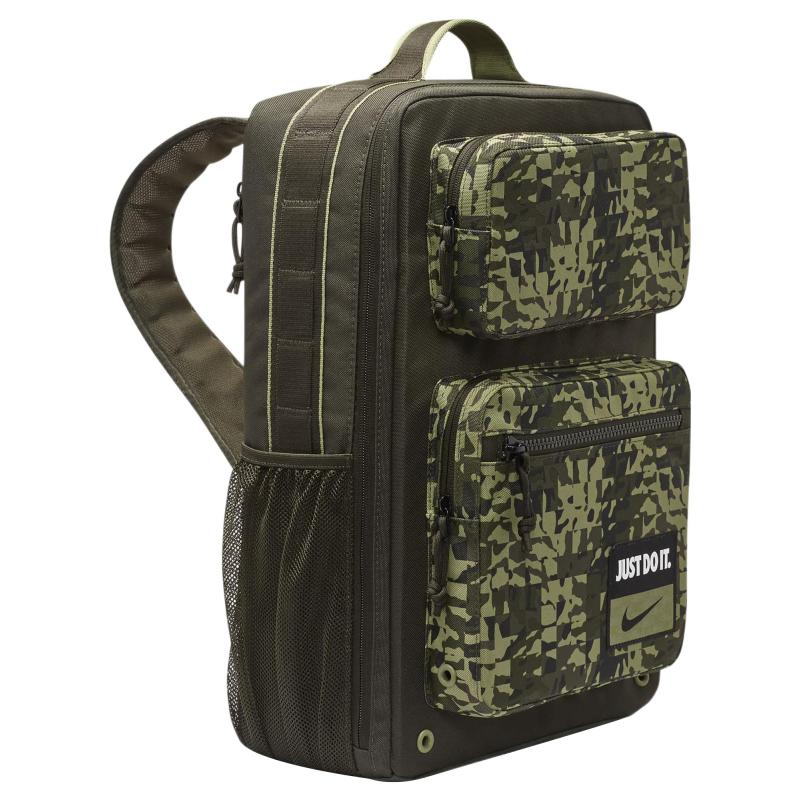 Nike Polyester Backpack Regular Unisex Green Lightweight Casual DQ5168-355