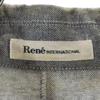 Rene Made in Japan Cotton tailored jacket 36 Black Women Used