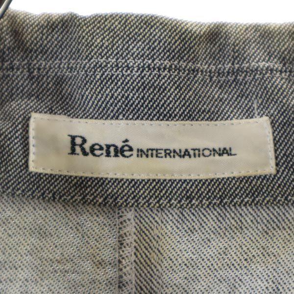 Rene Made in Japan Cotton tailored jacket 36 Black Women Used