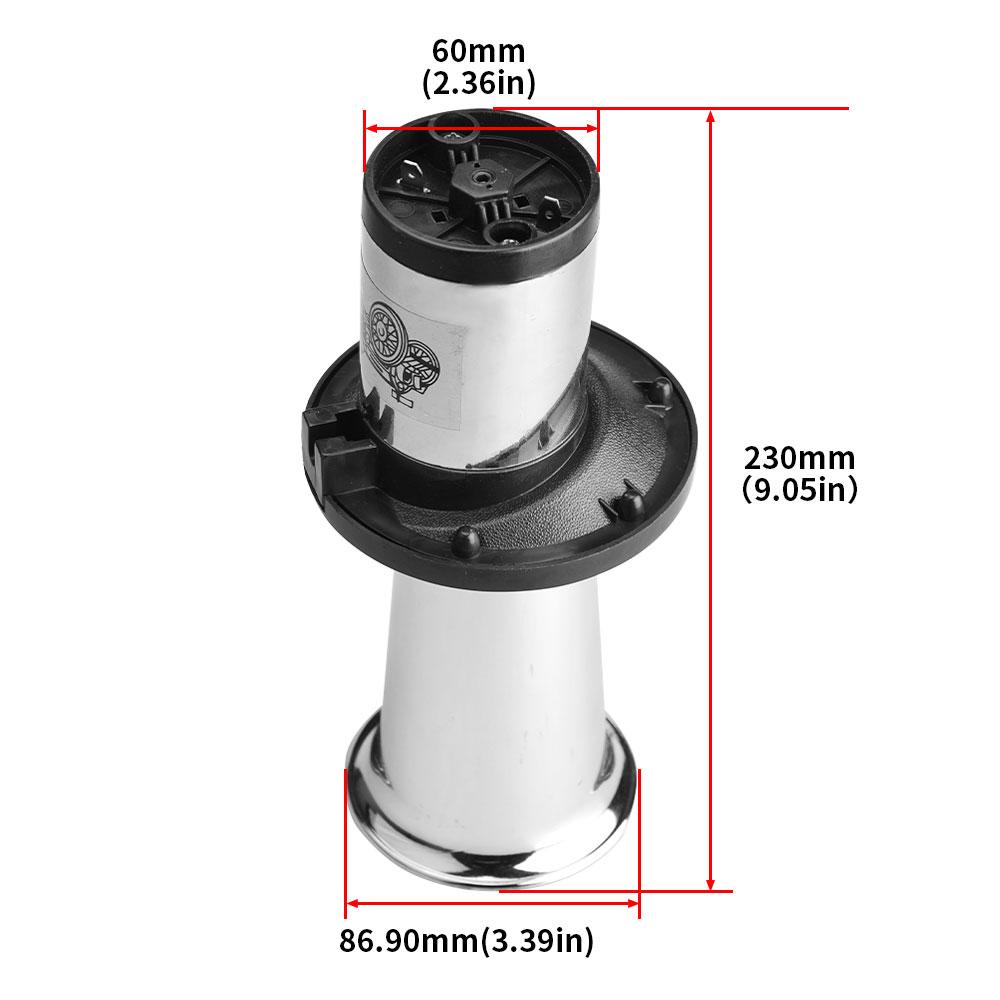 Car Air Horn Antique Ahooga Klaxon 12V Vintage OO-GA Classical for Ford Model T Style Old School Chrome 115dB