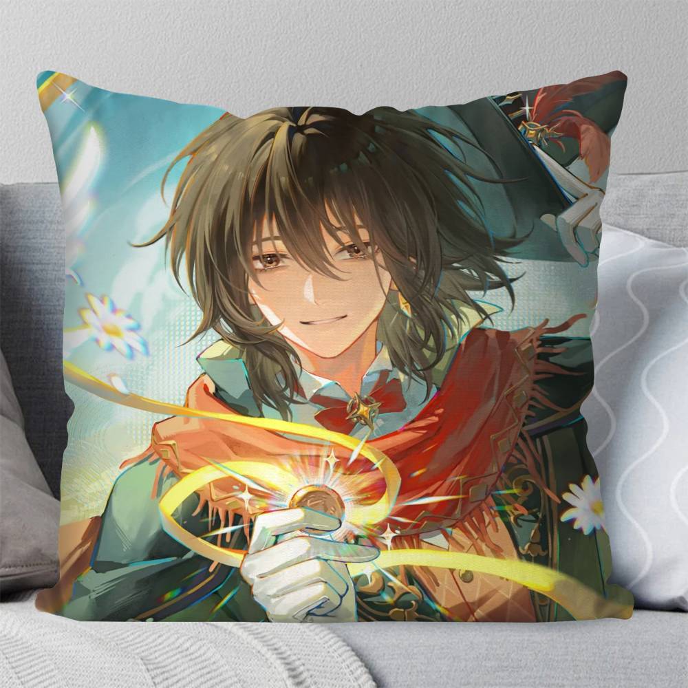 Merlin Hermes Anime Lord Of The MMysteries Pillow Case Fashion Square Pillowcase Bedroom Sofa Room Ins Decoration Leisure