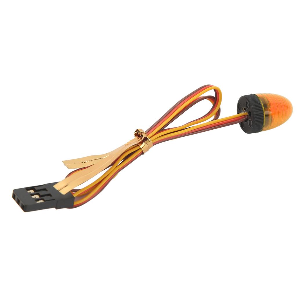 RC Car Alarming Light 5 Light Modes High Simulation Round Compact 10x15mm LED Warning Light for