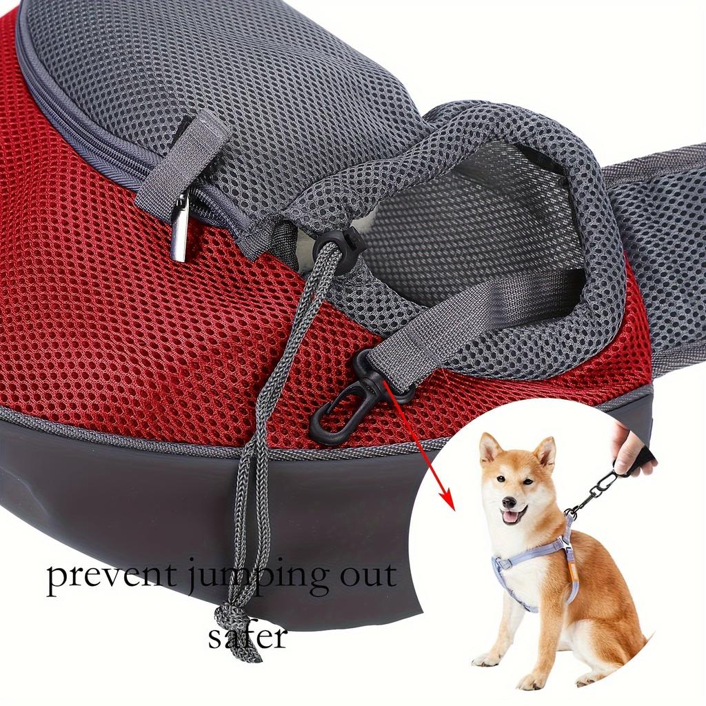 [Portable Pet Backpack] Portable Pet Backpack for Cats and Puppies | Small Size, Adjustable Shoulder Straps, Zippers & Ventilation Holes