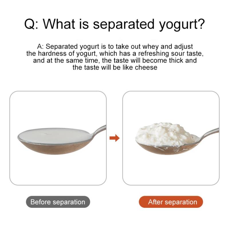 Jogurtový filtr Sítko na potraviny Řecký jogurtový stroj Filtr síto Extrakce za studena Nástroje na separaci syrovátky Oddělovač vlhkosti sýra