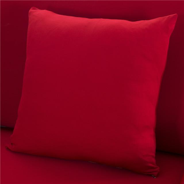 45x45 см сплошной цвет эластичная наволочка наволочка украшения дома аксессуары 45x45cm-2PCS красный 1673₽