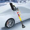 Car snow removal and cleaning tools, snow brushes, defrosting and de-icing shovels, extendable multi-functional snow shovels