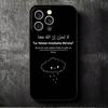 Islam Der Koran Arabische Kunst Weiche Handyhülle für iPhone 16 16E 17 Air 15 Pro Max 14 Plus 13 Mini 11 12 7 Schwarze Hülle Rückseite