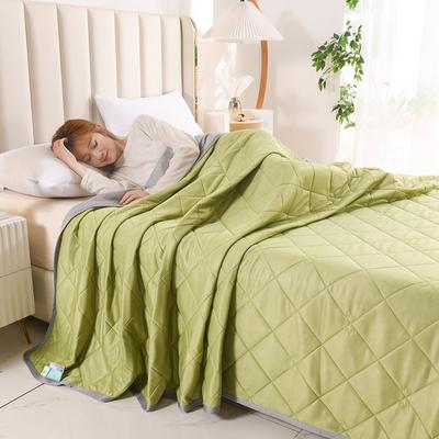 Ice Cooling Summer Quilt for Bed Solid Color Quilted Bed Blanket Single/Queen Size Bedspreads for Beds Double Summer Comforter