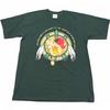 VTG Y2K Nature Native American Tee Shirt Adult Size Large Green Mother Earth