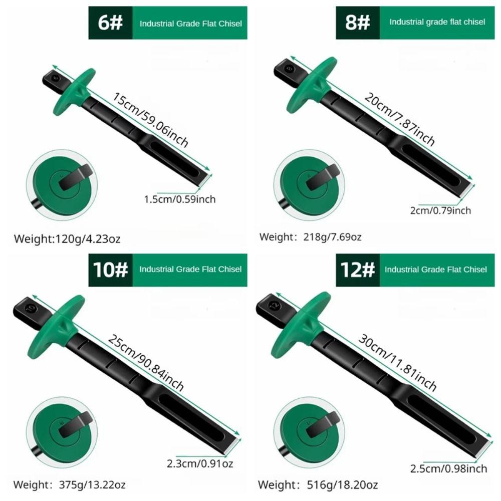 Chrome Vanadium Steel Masonry Tool Sharpening Stone Carving Tool Concrete Tool Cold Tool Rock