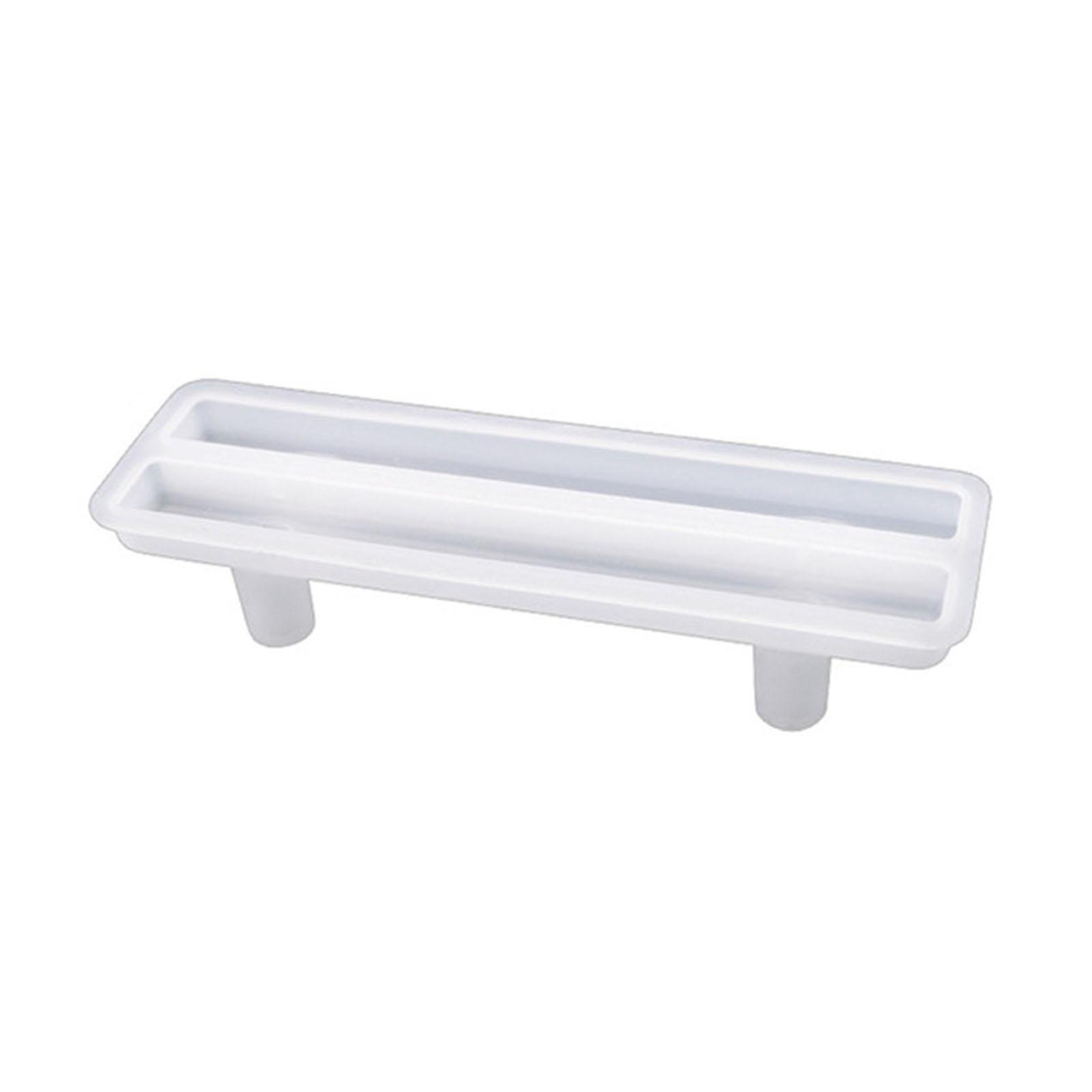 

Handle Silicone Mold for Fruit Plate Agate-Platter Long Rectangle Handle Resin Molds Jewelry Tray Making Craft Coaster S