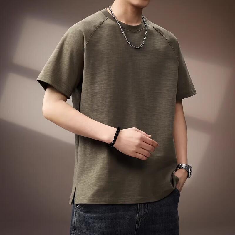 Men's Retro Bamboo Cotton Short Sleeve T-Shirt