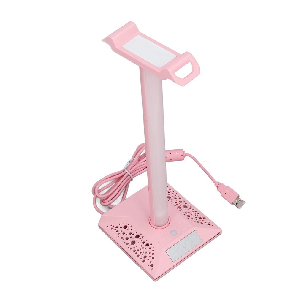 RGB Gaming Headset Stand Professional Stylish Cool USB Port Headphone Holder with 10 Lighting Modes