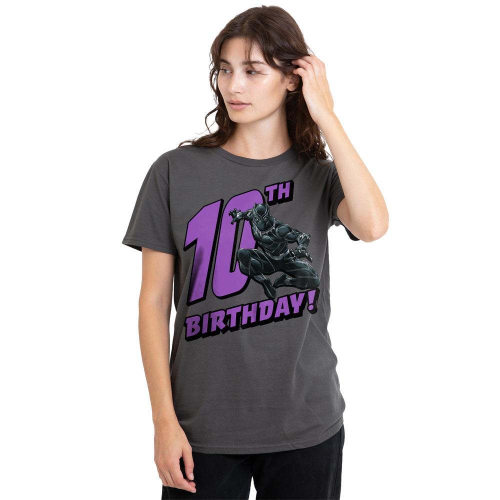 Black Panther: Wakanda Forever Womens/Ladies 10th Birthday T-Shirt
