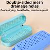 Perforated Swim Goggle Case Silicone Goggle Storage Box Portable Eyeglasses Storage Bag  Travel Use