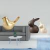 Golden Birds Figurine Animal Statue Modern Home Decor Ornament Bird Sculpture for Desktop Office