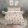 3pcs Butterfly Pattern Bedding Set, for Teenagers and Adults Bedroom, 1*duvet Cover+2*pillowcase, Soft Home Bedroom Decoration