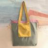 Reusable Foldable Shopping Bag Large Capacity Drawstring Handbag Durable Tote Bag  Outdoor