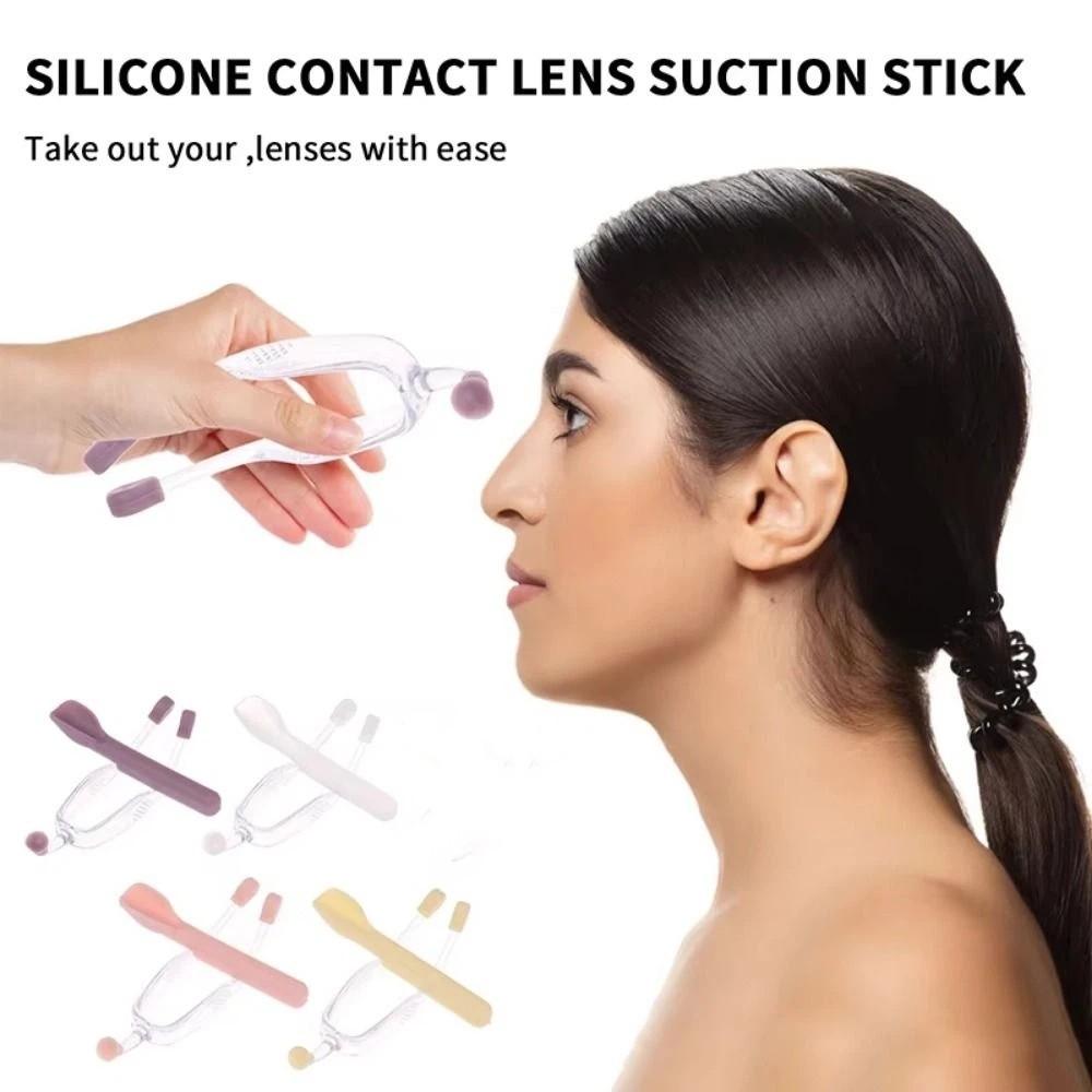Plastic Soft Tip Contact Lens Remove Tweezers Contact Lens Remover Lens Accessories