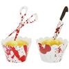 2026 Halloween Ghost Cake Toppers & Wraps - Party Decor