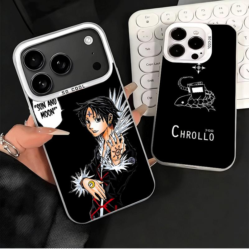 Hunter X-Hunters Chrollo Shockproof Phone Case for iPhone 17 Air 16 16E 15 Pro Max 14 Plus 13 Mini 12 Back Cover Anti Fall Funda