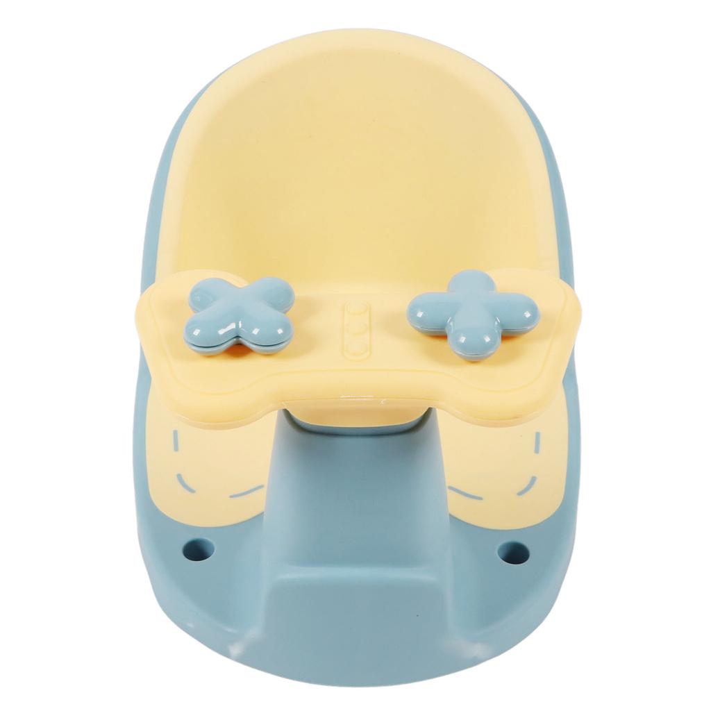 Baby Bath Seating Anti Slip PP Portable Infant Shower Chair with Secure Suction Cups for Washroom Bathroom