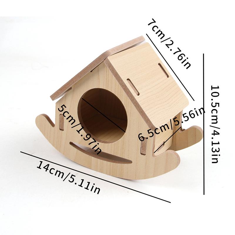 Hračky pro křečky Dřevěný most Houpačka Hračky Aktivita pro malá zvířata Lezecká hračka DIY Příslušenství do klece pro křečky