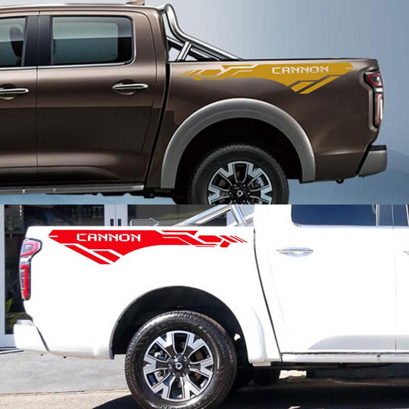 Pickup Rear Trunk Side Stickers For GWM Great Wall UTE Cannon L X Truck Brand Letters Vinyl Decor Cover Auto Tuning Accessories