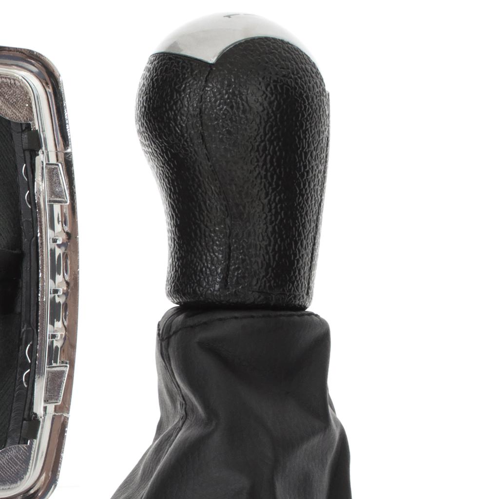 Ford Focus Mk2 04-08 SILVER Gear Shift Knob + Gaiter with CHROME Frame 5 SPEED