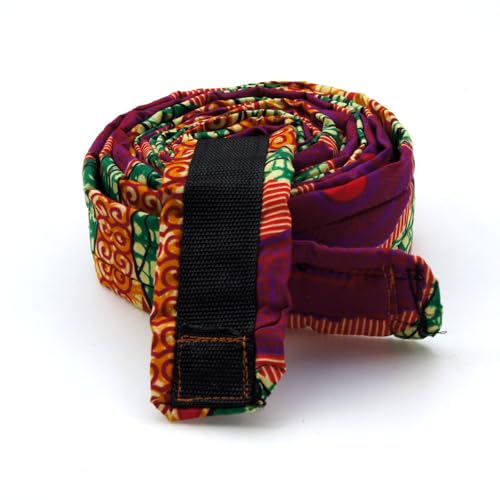 AFRIKICO Djembe Strap, Made in Ghana (without buckle, African), 501