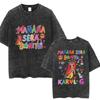 Hot Karol G Bichota Music Album Washed T Shirt Hip Hop Fashion Men Women Cotton Men Women Clothing Classi high quality soft tees