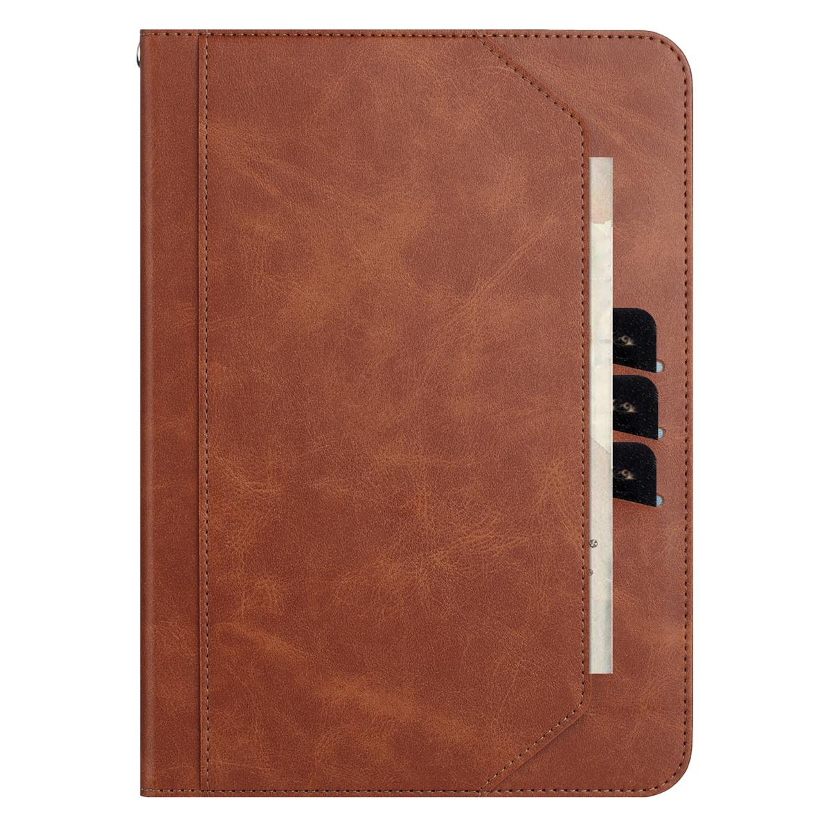 8.0-inch Tablet Case For Samsung Galaxy Tab Active5 2025 SM-X306 / SM-X300, with Stand Wristband TPU+PU Leather Protective Shell nero