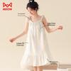 Mao Ren Women's Cotton French Strap Printed Nightdress