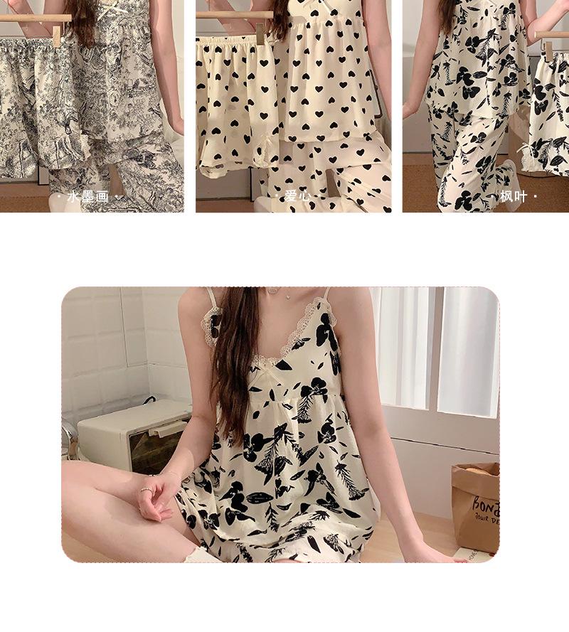 Summer Three-Piece Suit: Thin Woven Cotton with Chest Pad - Includes Suspenders, Shorts, and Trousers for Indoor and Outdoor Wear