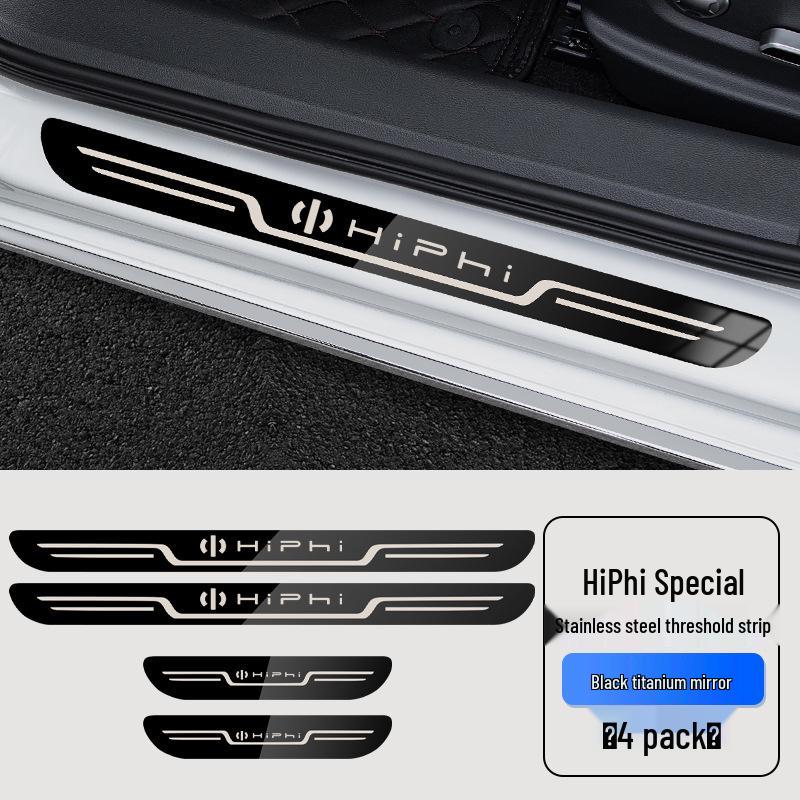 HiPhi Y X Z Interior Welcome Pedal Sill Strip for Car Modification