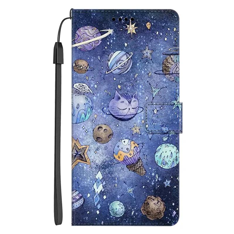 Flip Case For Honor X6c Cover Leather Book Shell For Honor X6b Cases Wallet Printed Stand Case For Honor X6a Painting Cover X6C