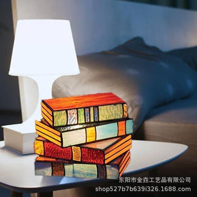 Cross-Border Decorative Luminous Gift Book Lamp - Creative Night Light Mini Table Lamp