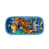 Dog Mans Cat Cartoon School Pen Bag With Durable Polyester For Elementary Students