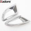 For Mazda 3 Axela Hatchback 2014 2015 2016 Chrome Car Rear Bumper Fog Light Lamp Cover Trim Foglights Bezel Trims Accessories