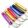 3Pcs Emergency Whistles Multifunction Super Loud Shrill Sound with Keychain Anodic Treatment Signaling