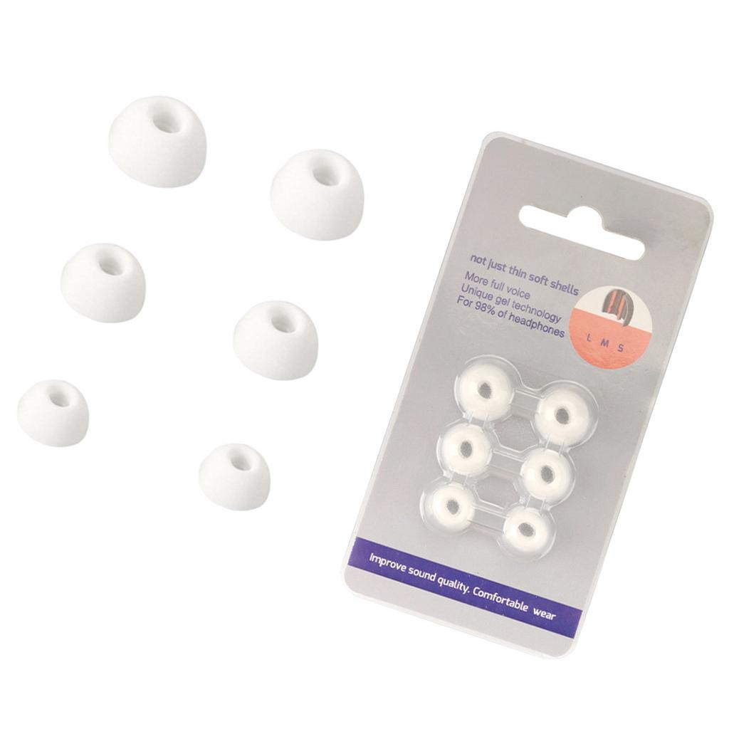 General Silicone Ear Tip set Comfortable Earbud Tip Enhances listen with Silicone Ear Tip for Earbud Ear(a)