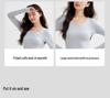 190g Warm Autumn/Winter Pure Cotton Base Layer: Men's & Women's Round Neck Pullover and Trousers Set