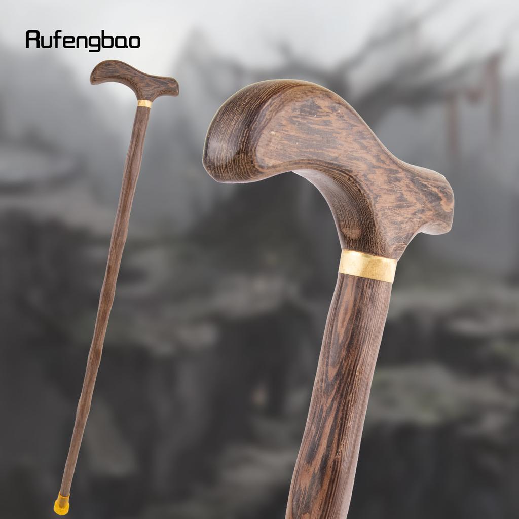 Bird Brown Wooden Single Joint Fashion Walking Stick Decorative Cospaly Cane Halloween Mace Crutch  Wand Crosier 90cm