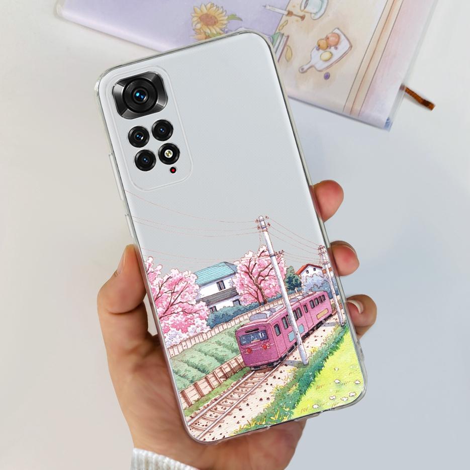 Für Xiaomi Redmi Note 11 Hülle Redmi Note 11S 4G Bunte Bemalte Abdeckung Weiche Funda Handyhülle Für Xiaomi Redmi Note 11 Pro Bumper