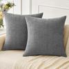 Chenille Kissenbezüge 45x45 cm Weich Dunkelgrün Dekorative Zierkissenbezüge Quadratische Kissenhüllen Unifarbene Kissenbezüge für Sofa