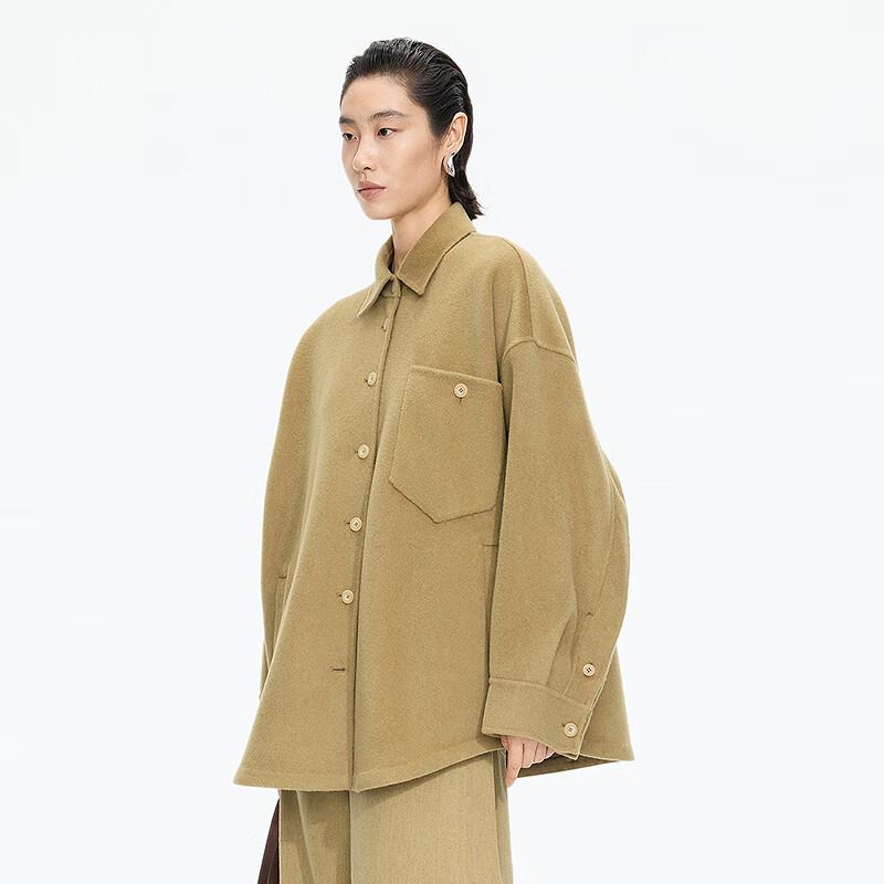 JNBY Wool Blend Loose A-line Jacket