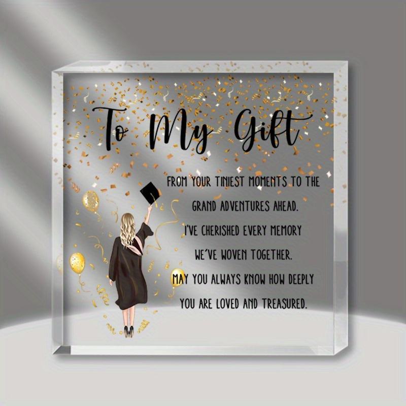 

Custom Graduation Plaque - Personalized Keepsake with Photography Utility for Graduates чистый